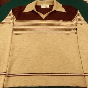 Vintage Montgomery Ward Men's Medium (38-40) Pullover Acrylic Sweater